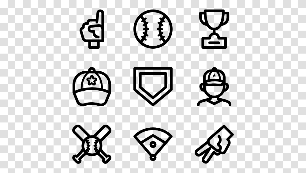 Baseball Collection Hand Drawn Icon, Gray, World Of Warcraft Transparent Png