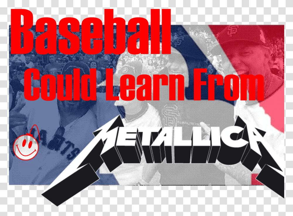 Baseball Could Learn From Metallica Metallica Logo Background, Poster, Advertisement, Flyer Transparent Png