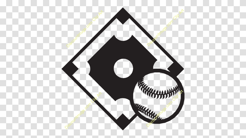 Baseball Diamond Black And White Clipart All About Clipart, Sphere, Sport, Team Sport Transparent Png