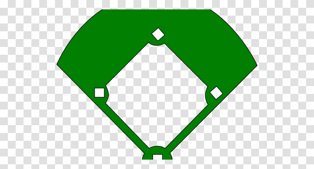 Baseball Diamond Clipart, Recycling Symbol, Green Transparent Png