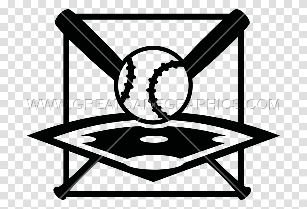 Baseball Diamond Production Ready Artwork For T Shirt Printing, Sphere, Triangle, Sundial Transparent Png