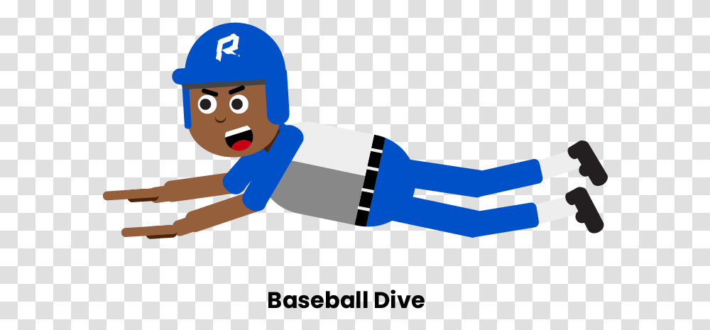Baseball Dive Cartoon, Apparel, Helmet, Hand Transparent Png