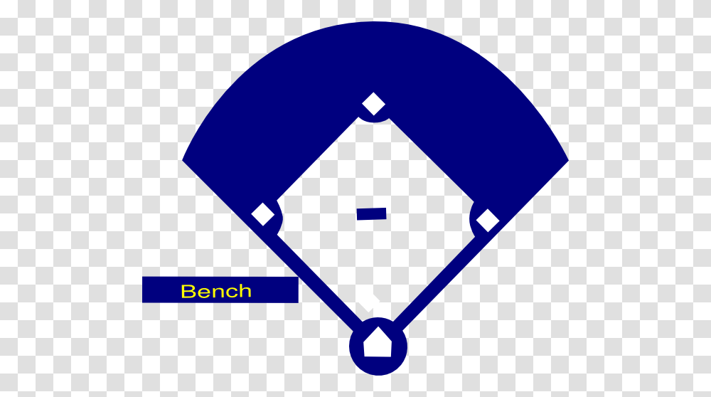 Baseball Field Blue Clip Art, Triangle, Stencil, Recycling Symbol Transparent Png