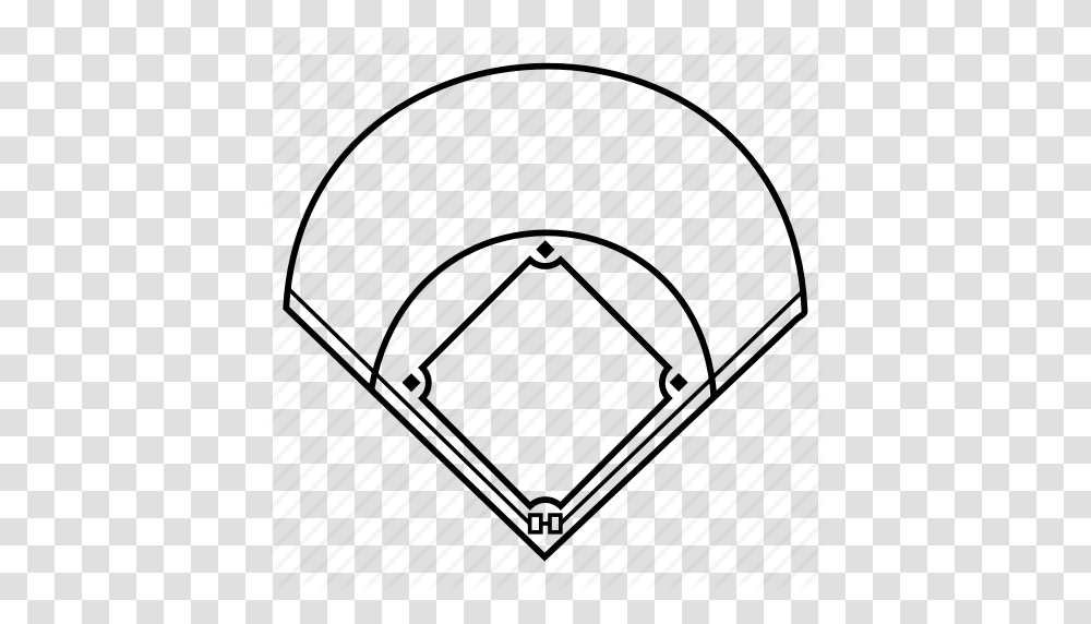 Baseball Field Icon, Plot, Rug, Diagram Transparent Png