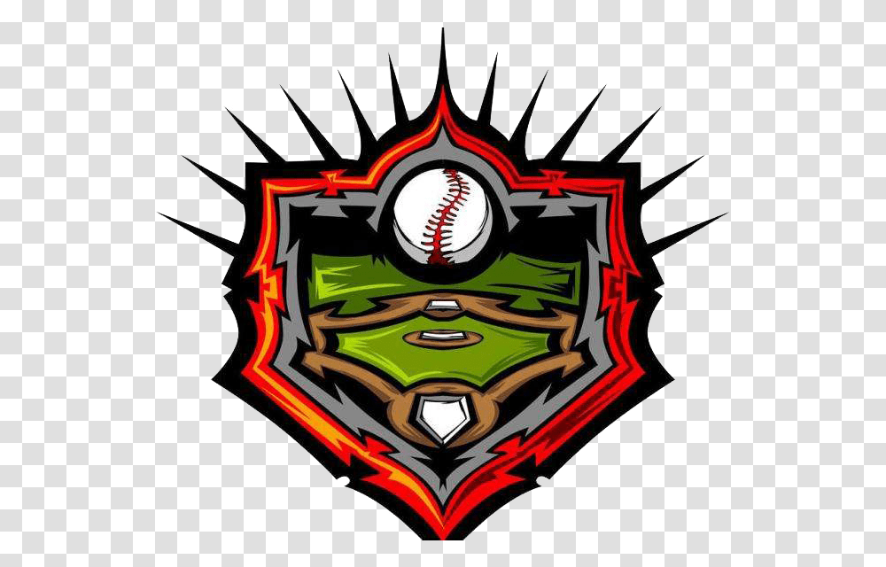 Baseball Field Softball Clip Art Baseball Field Logo Beisbol Hd, Armor, Shield, Poster, Advertisement Transparent Png