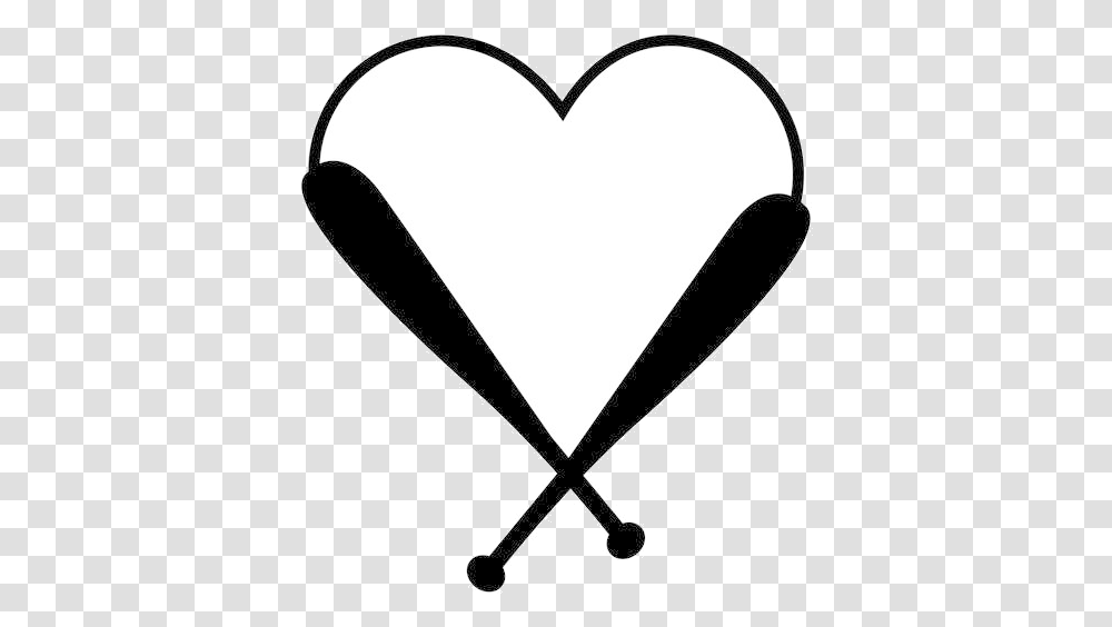 Baseball Heart Love Decal Sticker Inches By Black Baseball Heart Clip Art Black And White, Bow Transparent Png