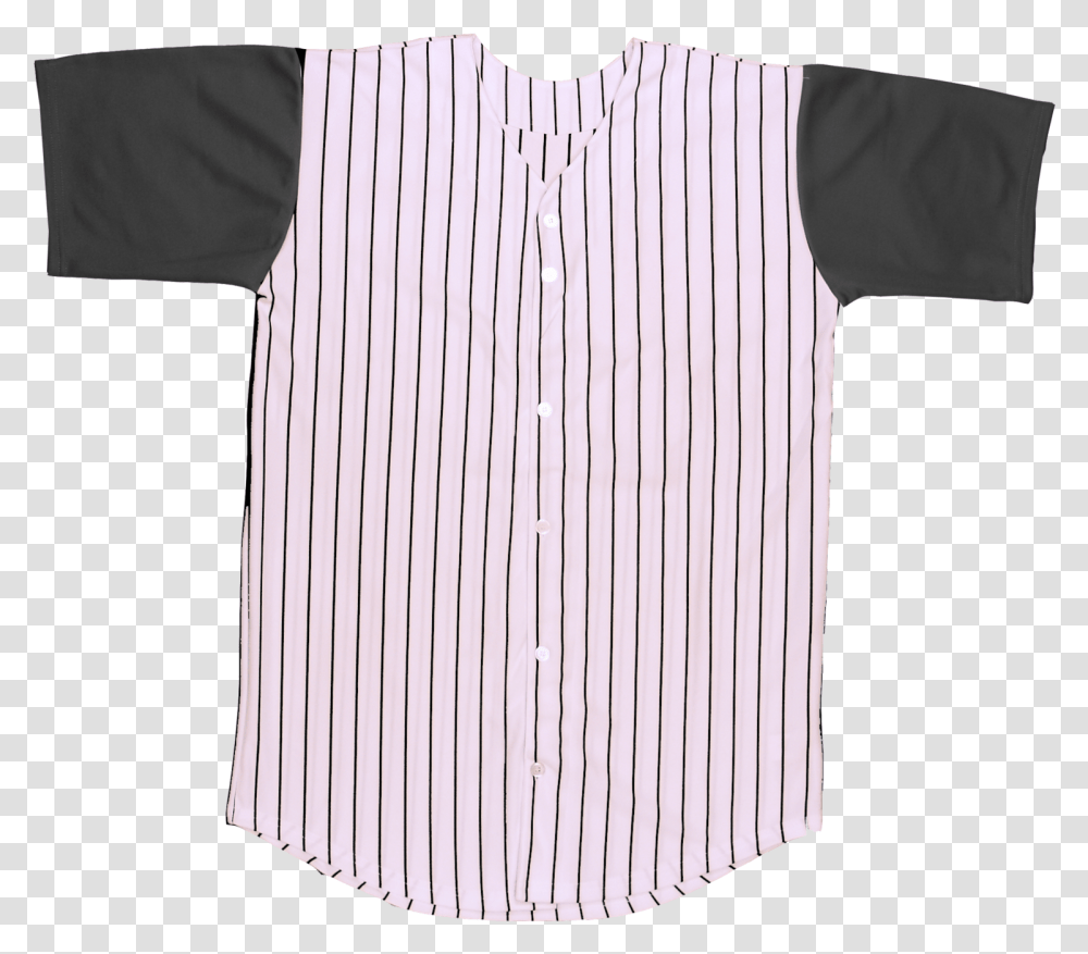 Baseball Jersey Pinstripe YouthData Zoom Cdn One Piece Garment, Apparel, Shirt, Sleeve Transparent Png