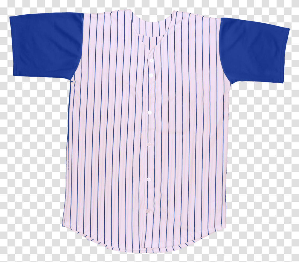 Baseball Jersey Pinstripe YouthData Zoom Cdn Polo Shirt, Apparel, Sleeve, Dress Shirt Transparent Png