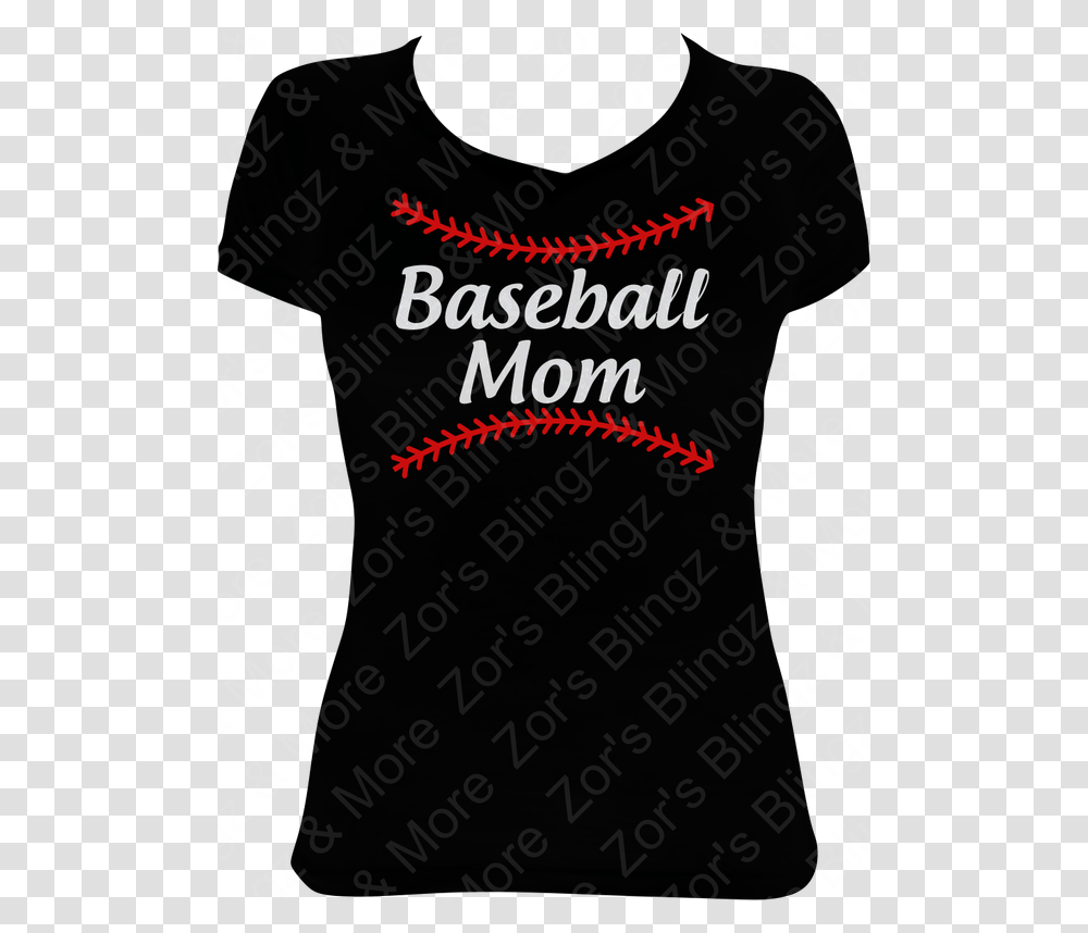 Baseball Mom Laces Vinyl Design T Shirt Blouse, Poster, Advertisement, Flyer, Paper Transparent Png