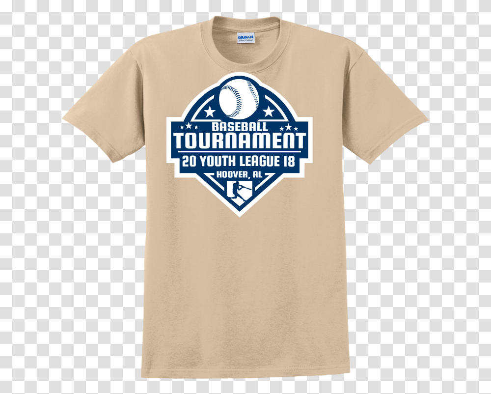 Baseball Outline, Apparel, T-Shirt, Khaki Transparent Png