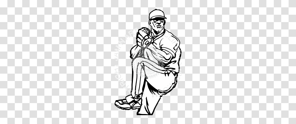 Baseball Pitcher Bw, Hand, Person, Human, Helmet Transparent Png