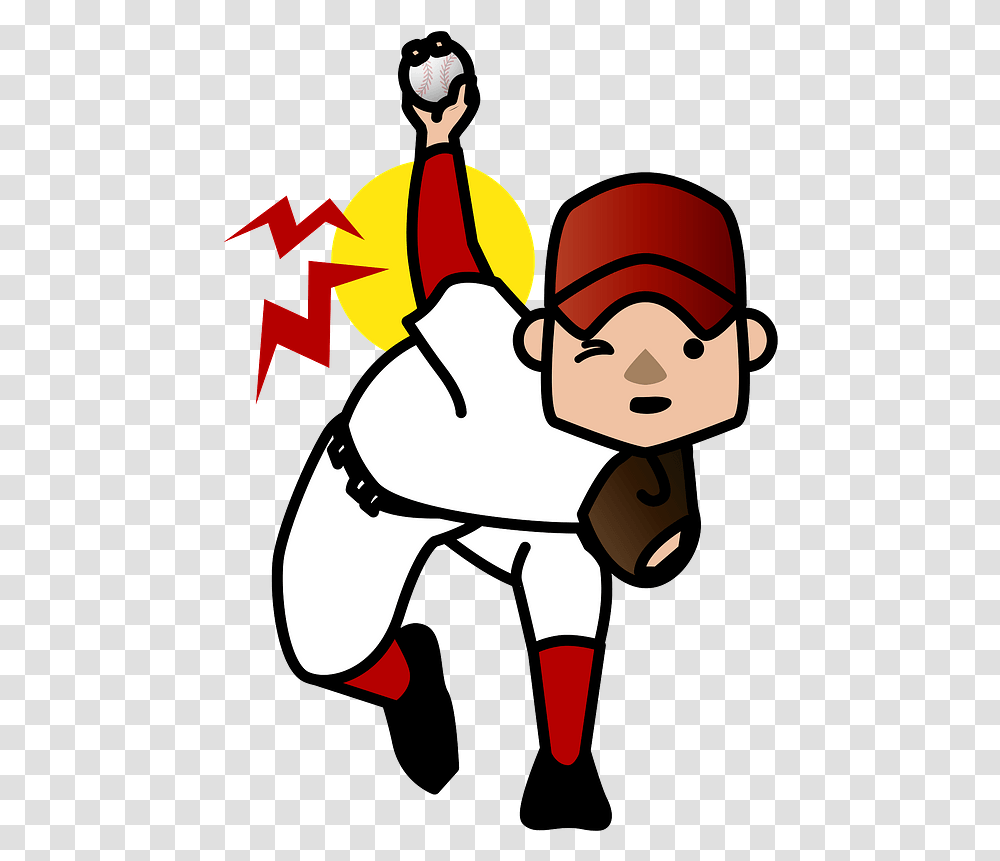 Baseball Pitcher Has A Back Injury Clipart Free Download, Cap, Hat, Clothing, Apparel Transparent Png