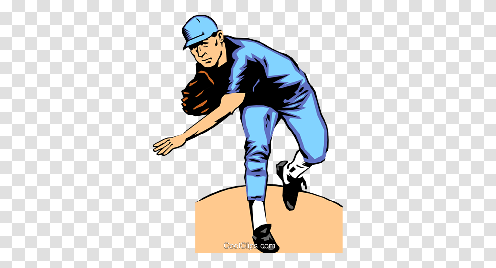 Baseball Pitcher Royalty Free Vector Clip Art Illustration, Person, Human, Helmet Transparent Png