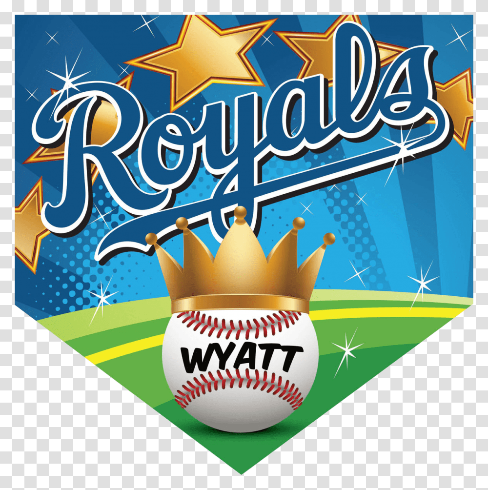 Baseball Plate Clipart Banner Royals Home Poster, Advertisement, Flyer, Paper, Brochure Transparent Png