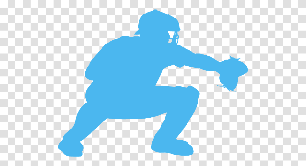 Baseball Player Catcher Silhouette, Person, Human Transparent Png