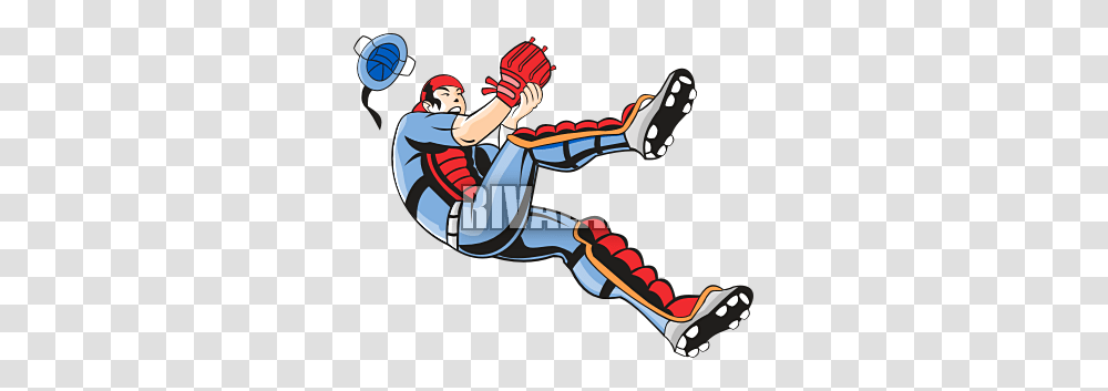 Baseball Player Clipart Catcher, Person, People, Outdoors Transparent Png