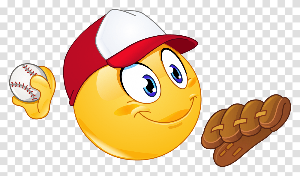Baseball Player Emoji 42 Decal Baseball Smiley, Outdoors, Helmet, Apparel Transparent Png