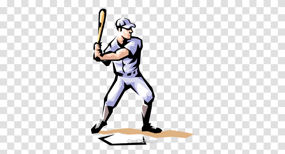 Baseball Player Royalty Free Vector Clip Art Illustration, People, Person, Human, Sport Transparent Png