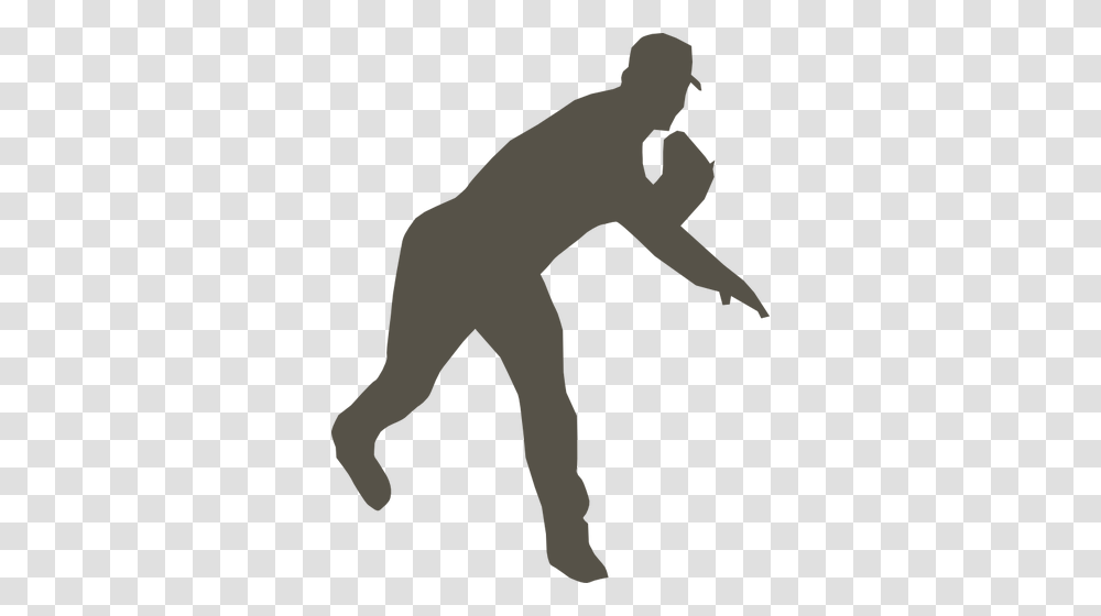 Baseball Player Silhouette Clipart, Person, Human, Alien, Stencil Transparent Png