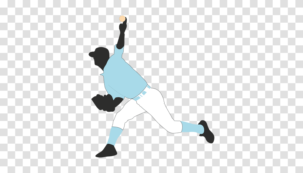 Baseball Player Silhouette Throwing, People, Person, Human, Team Sport Transparent Png