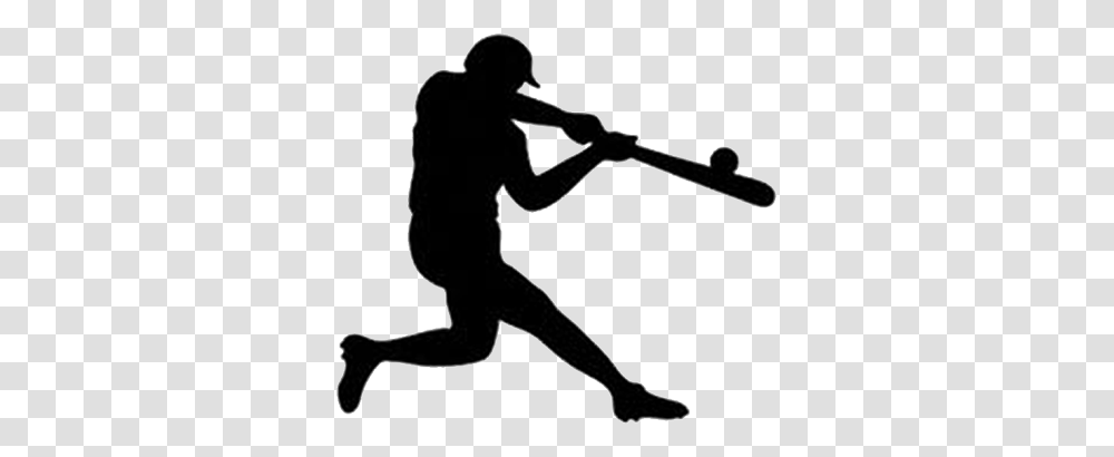 Baseball Player Swinging, Silhouette, Person, Duel, Bow Transparent Png