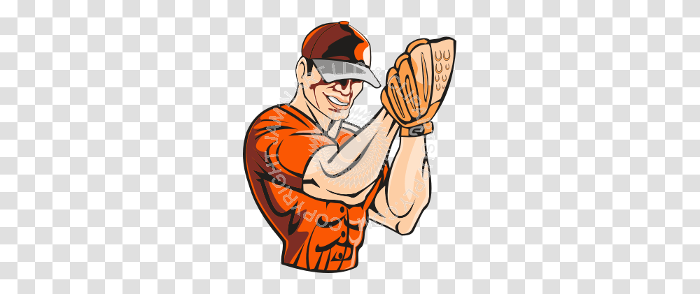 Baseball Player With Mitt, Person, Helmet, People Transparent Png