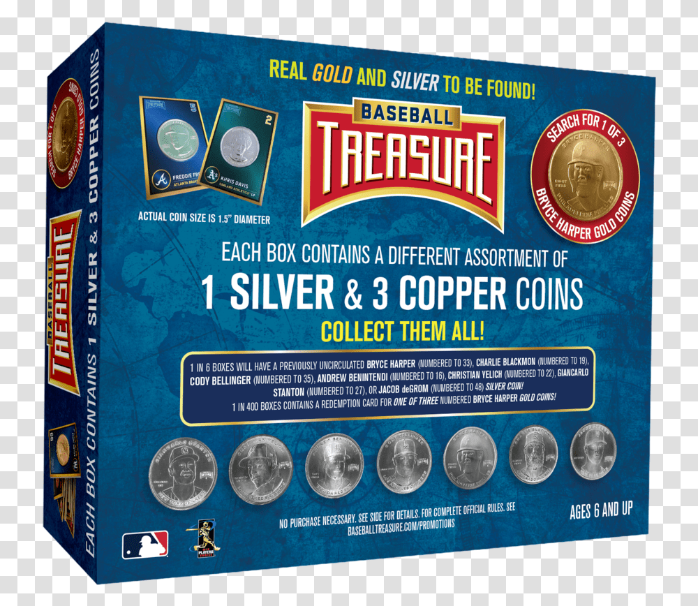 Baseball Treasure Chest A Silver Or Gold Coin In Every Temple Bar Company, Food, Meal, Coral Reef, Sea Life Transparent Png