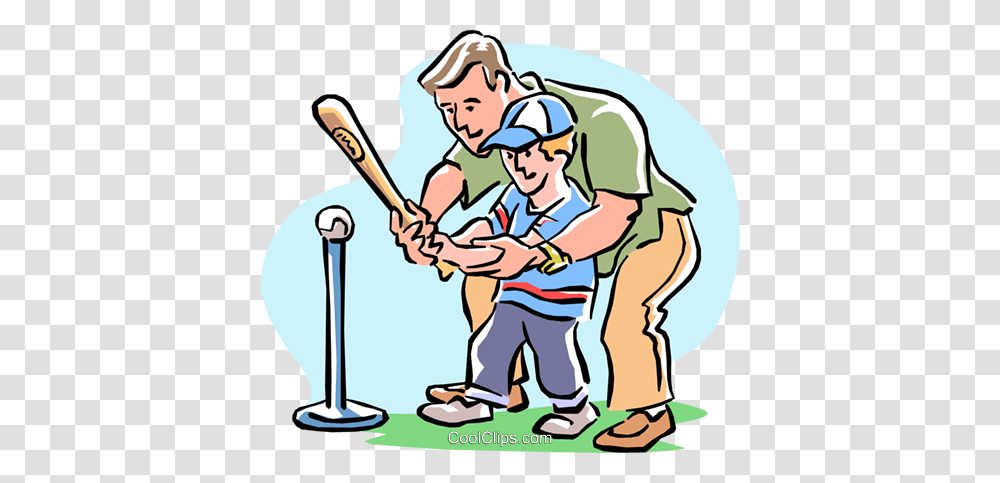 Baseballfamily Activity Royalty Free Vector Clip Art Illustration, Person, Human, People, Team Sport Transparent Png