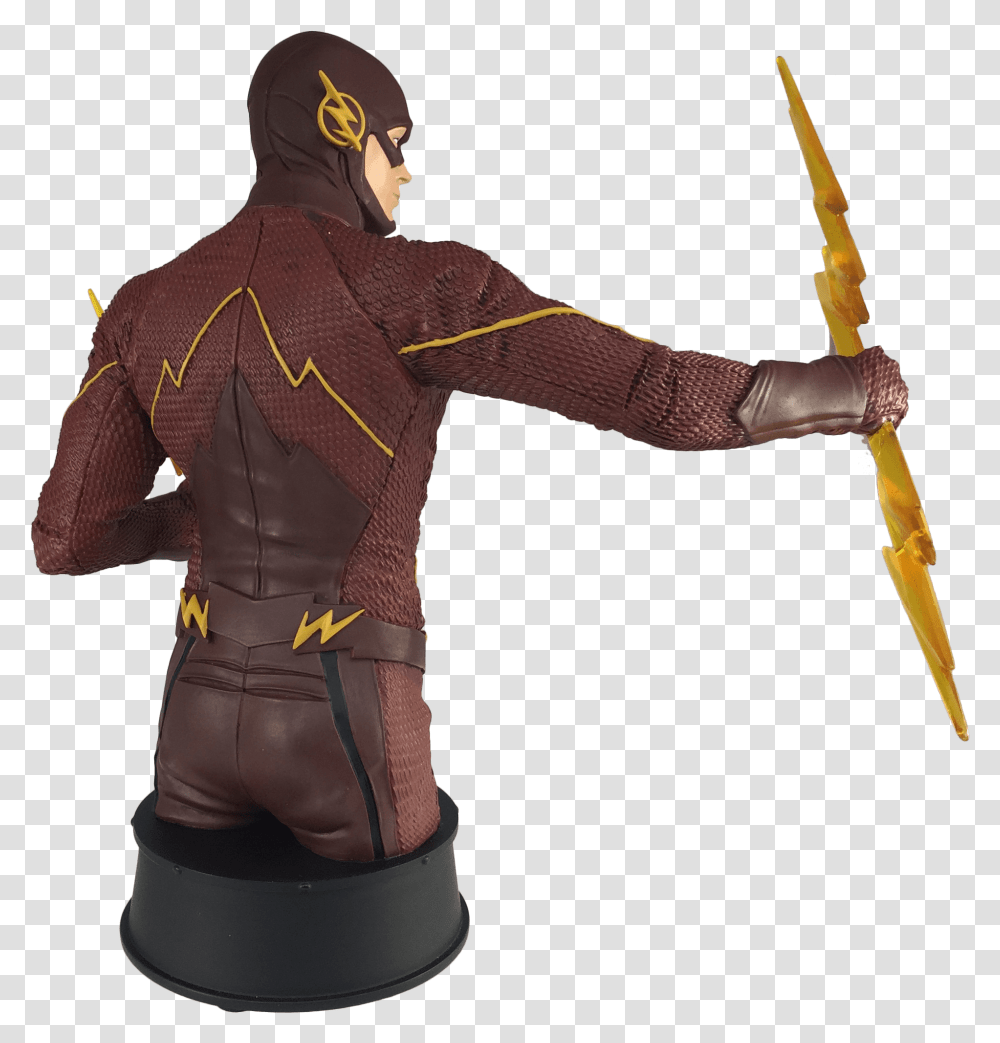Based On The Hit Cw Show The Flash This Hand Painted Flash Bust Icon Heroes, Person, Human, Ninja Transparent Png