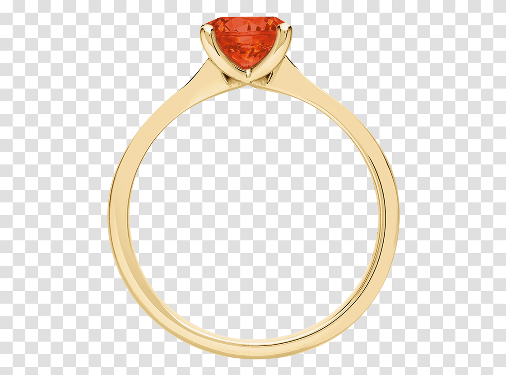Basel Fire Opal Orange In Yellow Gold Engagement Ring, Accessories, Accessory, Jewelry Transparent Png