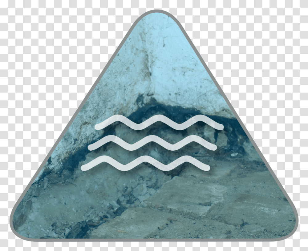 Basement Flood Services Artifact, Triangle, Rug, Arrowhead Transparent Png