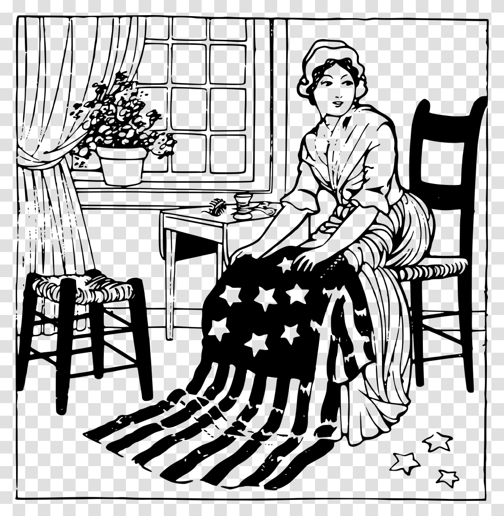 Basic Betsy Ross Clip Arts Betsy Ross Clip Art, Gray, World Of Warcraft Transparent Png