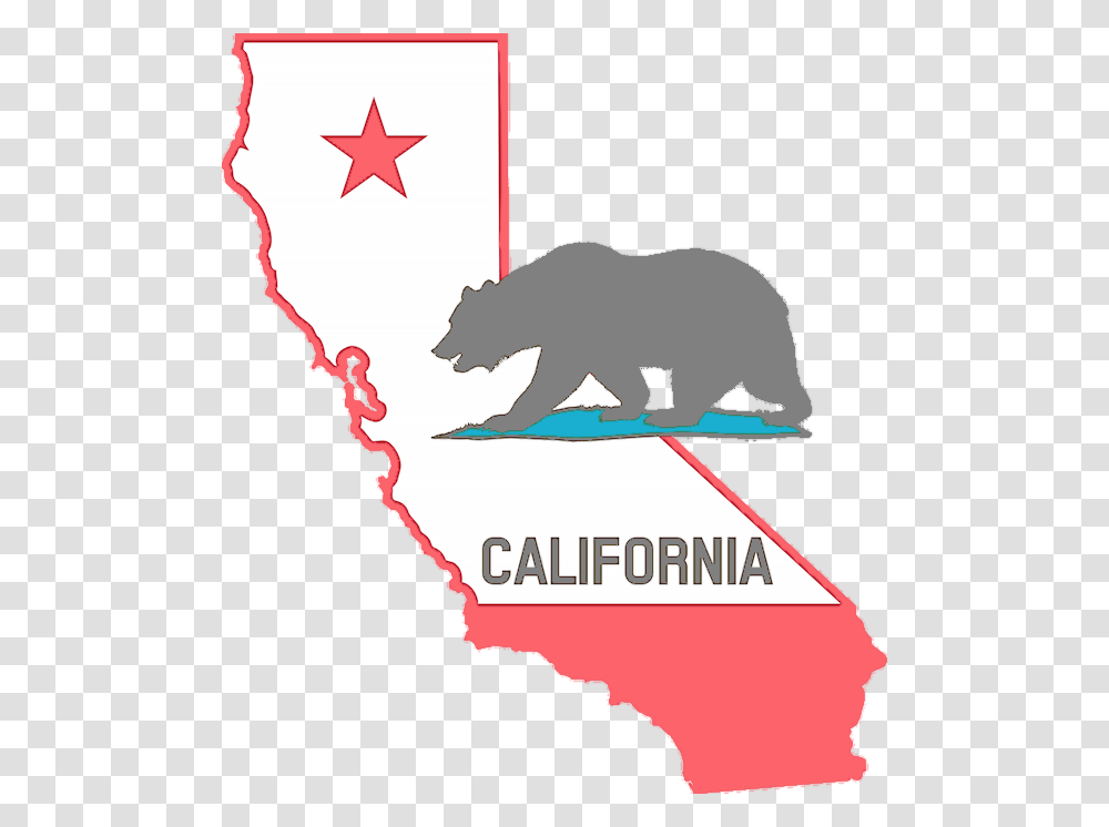 Basic Clipart California State Map Flag, Poster, Advertisement, Star Symbol Transparent Png