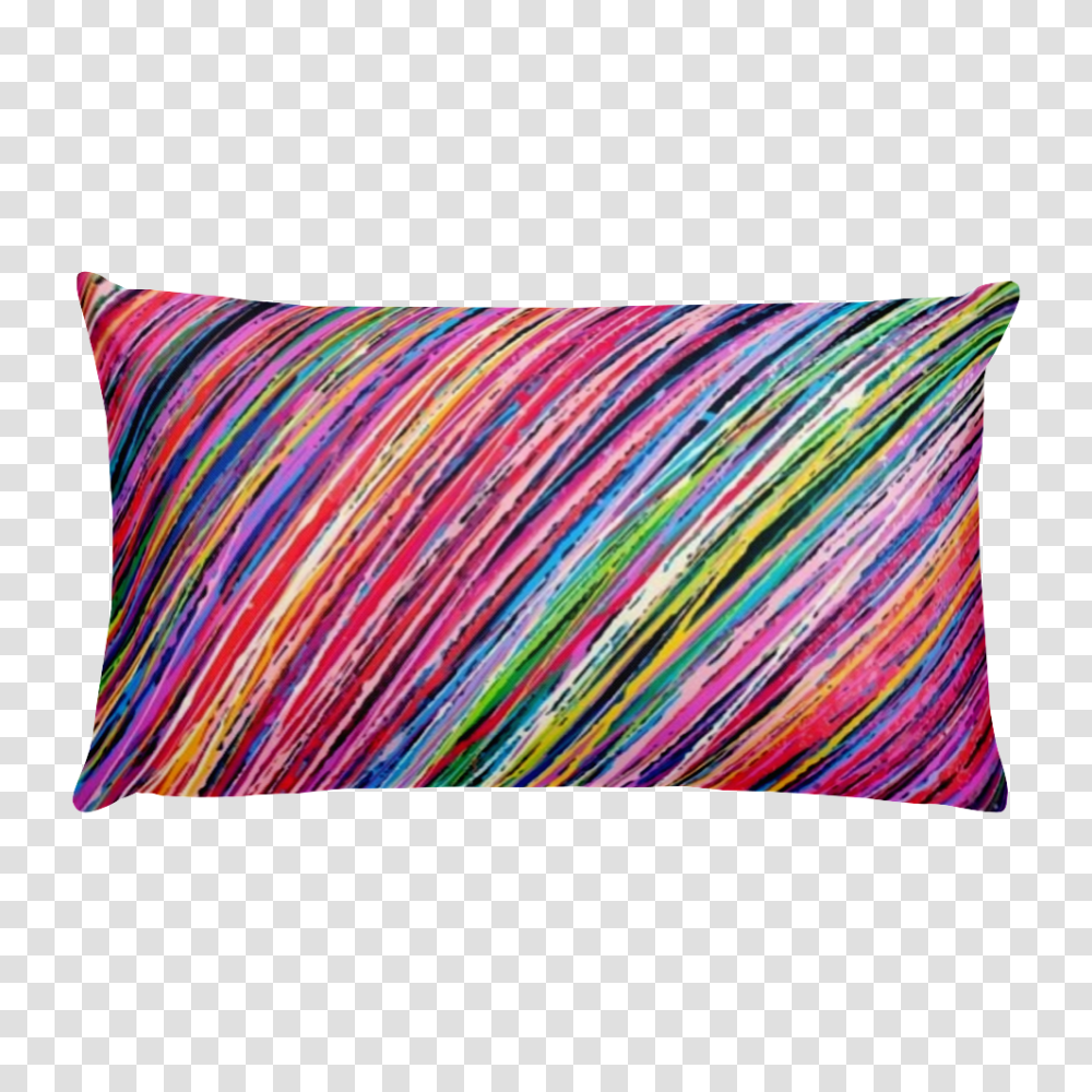 Basic Pillow Abstract Stripe Paint Illustration Digitalart Io, Cushion, Rug, Interior Design, Indoors Transparent Png