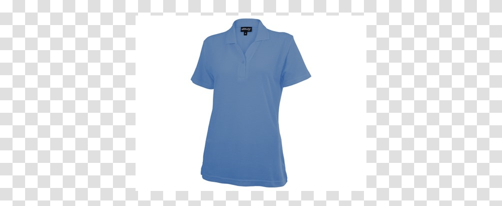 Basic Pique Ladies Golfer Light Blue Size Medium Polo Shirt, Apparel, T-Shirt, Sleeve Transparent Png