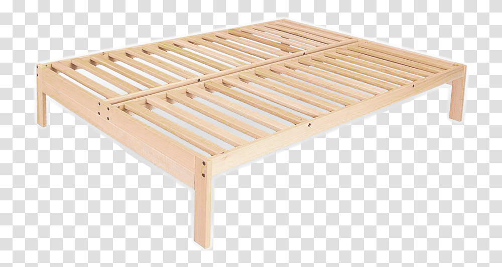 Basic Platform Bed Basic Bed Frame, Wood, Furniture, Bench, Plywood Transparent Png