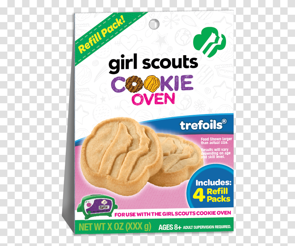 Basic Trefoil Girl Scouts New, Bread, Food, Flyer, Poster Transparent Png