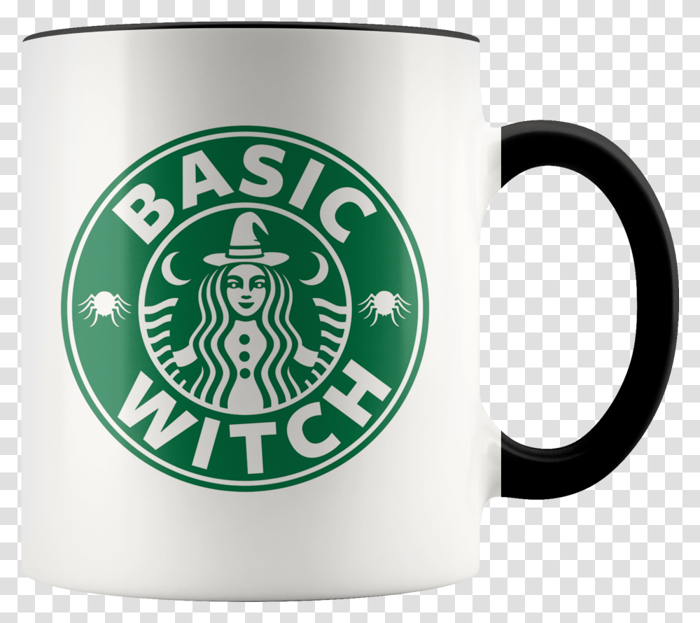 Basic Witch Starbucks Logo, Coffee Cup, Trademark Transparent Png