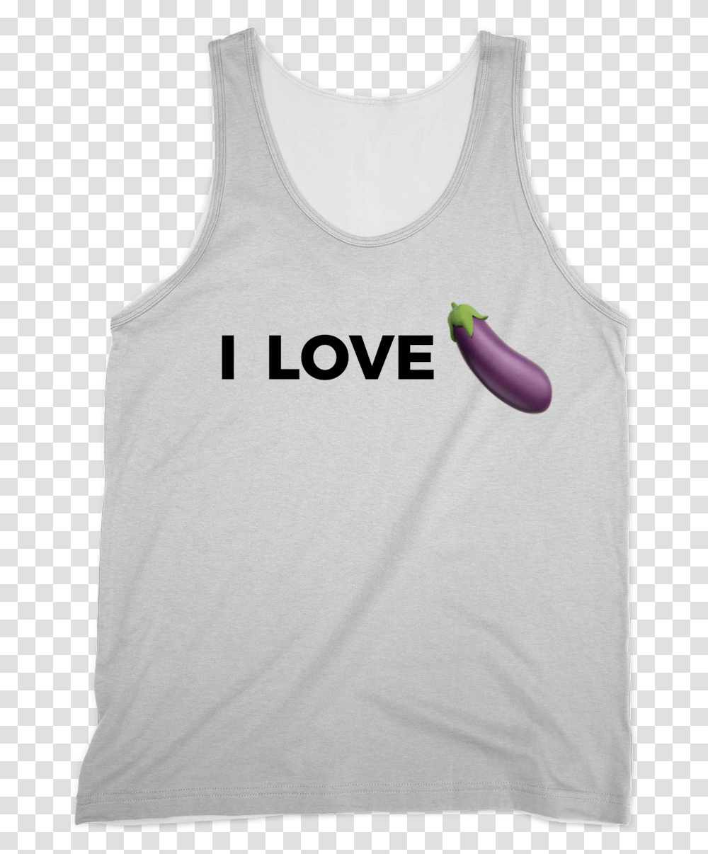 Basics I Love Eggplant Emoji Tank Top Eggplant Emoji Shirt, Clothing Transparent Png