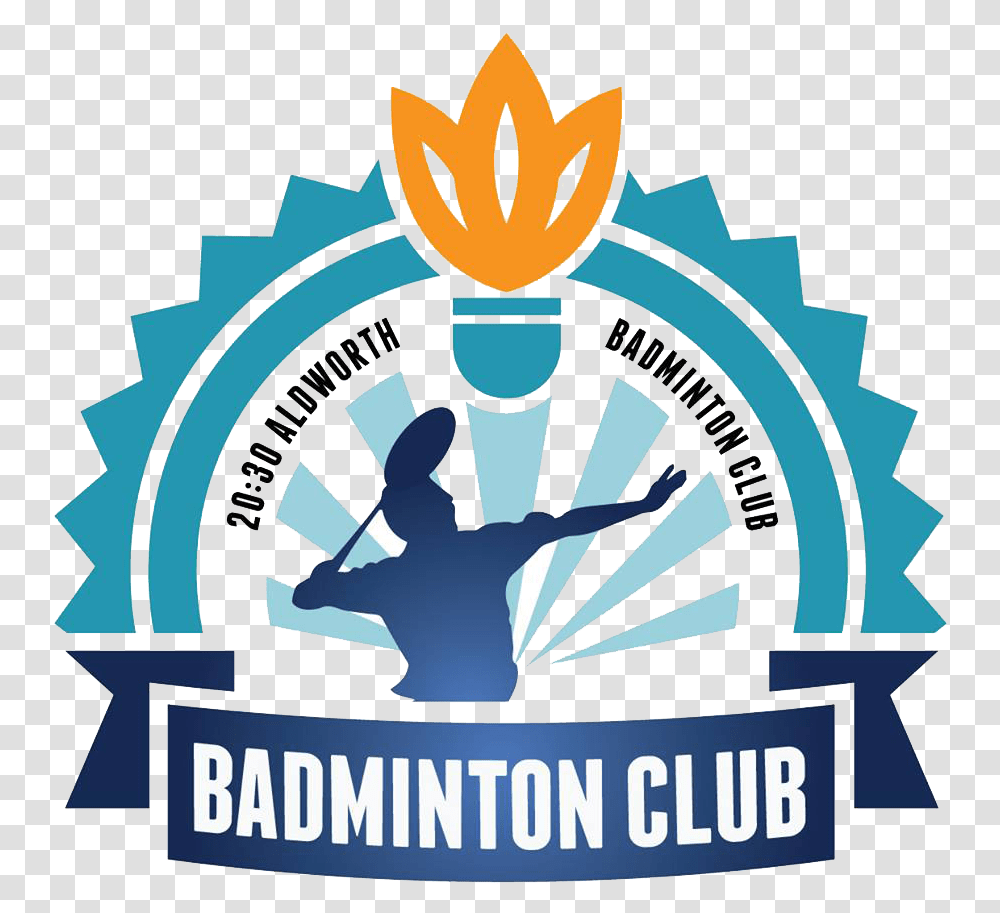 Basingstoke Racketeers Badminton Club Logo Vector Emblem Badge, Trademark, Poster, Advertisement Transparent Png