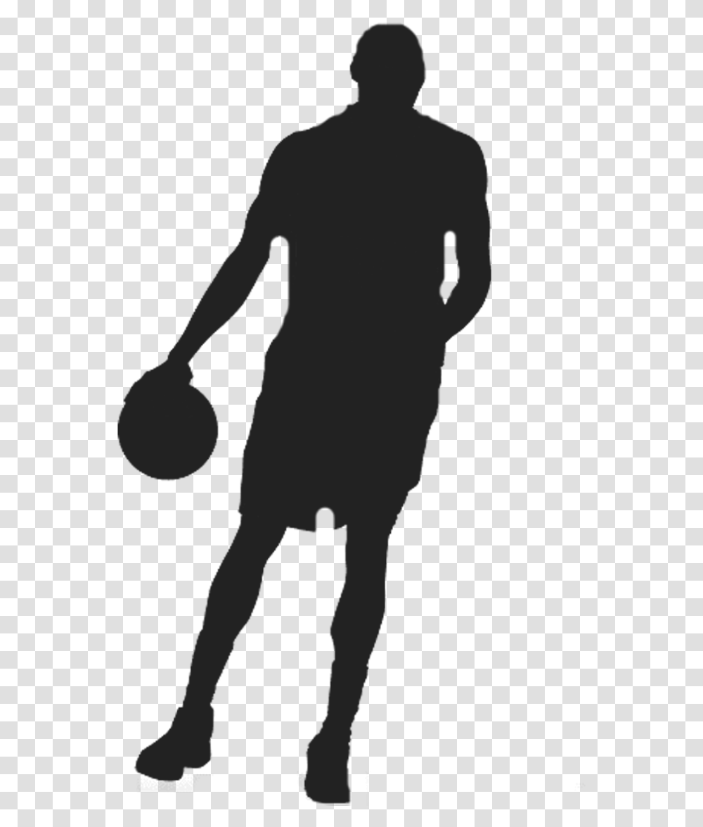 Basket Ball Vector Basketball, Person, People, Silhouette, Photography Transparent Png