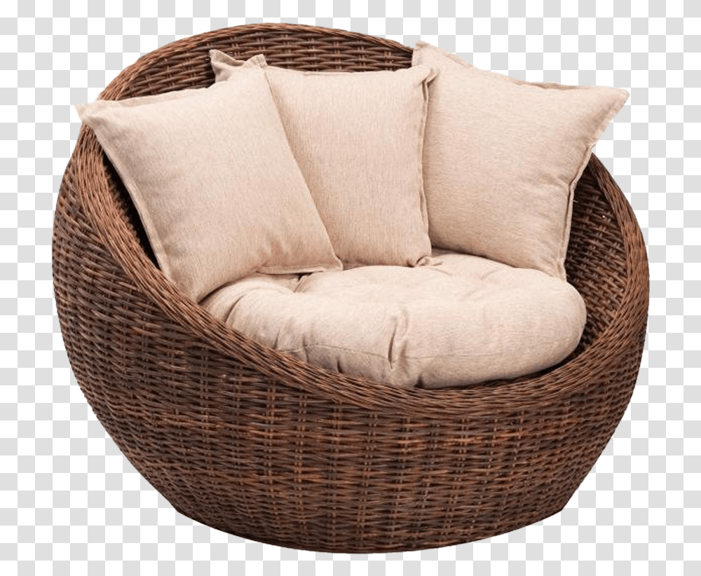 Basket Chair Background Background Chair, Furniture, Armchair Transparent Png