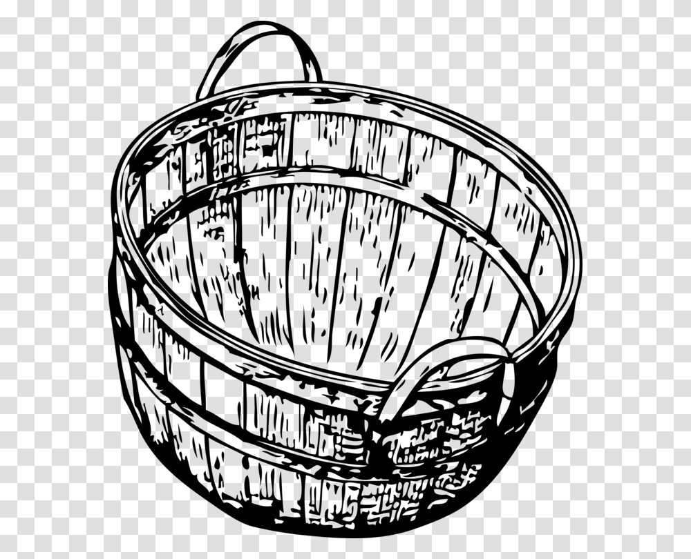 Basket Clipart Sketch Basket Clip Art, Gray, World Of Warcraft Transparent Png
