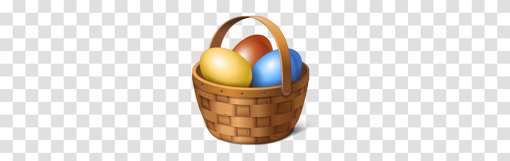 Basket Easter Eggs Icon, Food Transparent Png