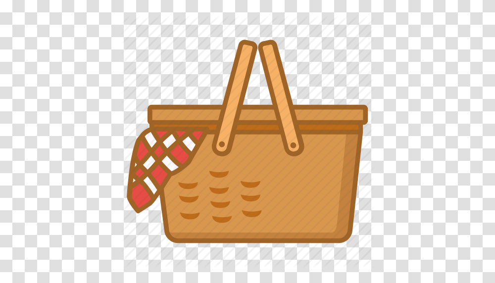 Basket Hamper Picnic Set Wicker Icon, Bag, Shopping Basket, Handbag, Accessories Transparent Png