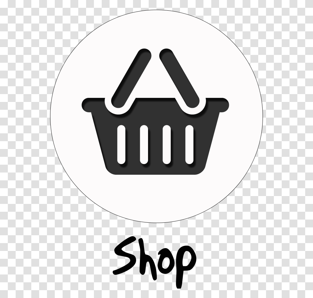 Basket Icon Cartoon Dot, Symbol, Logo, Stencil, Emblem Transparent Png