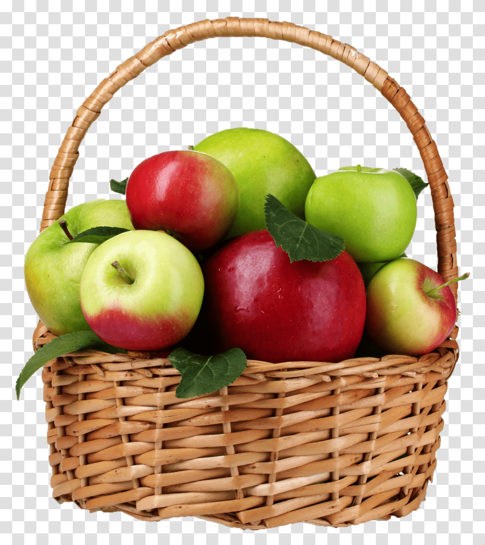 Basket Of Apple Basket Of Apples Transparent Png
