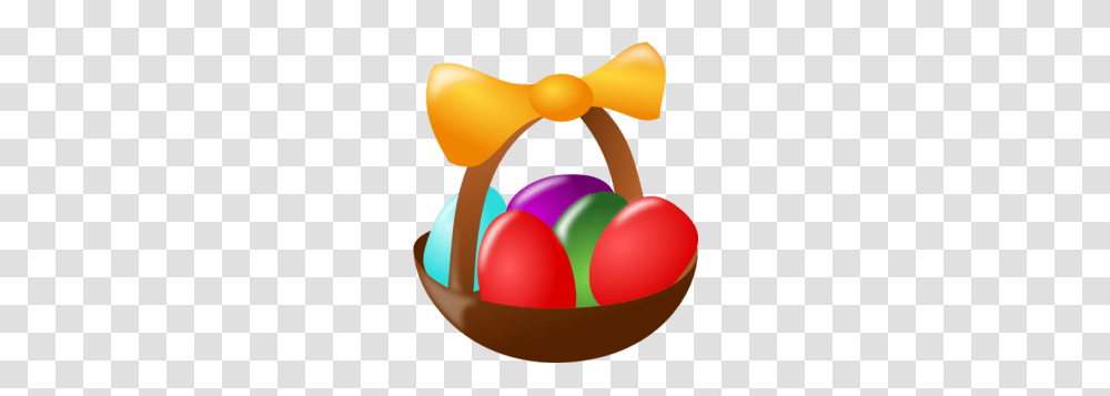 Basket Of Colored Easter Eggs Clip Art, Food, Balloon Transparent Png
