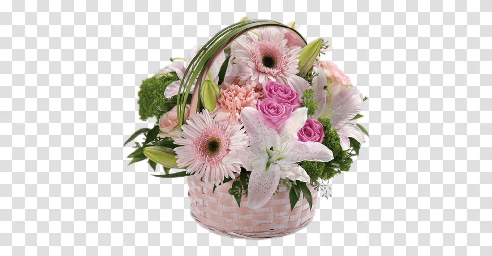 Basket Of Love Arrangement, Flower Bouquet, Flower Arrangement, Plant, Blossom Transparent Png