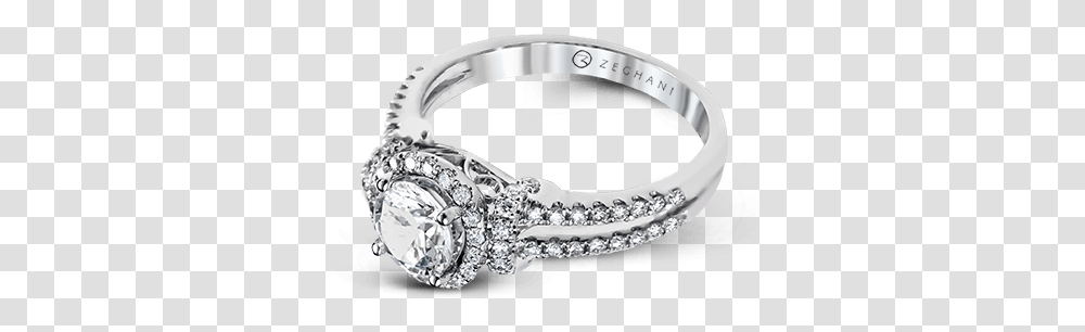 Basket Round Halo 075 Diamond 14k Gold White Zr1178 Engagement Ring, Platinum, Gemstone, Jewelry, Accessories Transparent Png